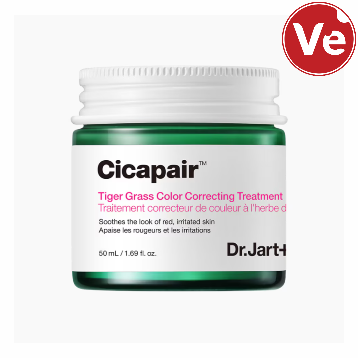 Dr.Jart, ფერის მაკორექტირებელი, ანთების საწინააღმდეგო სამკურნალო კრემი, Cicapair™ Color Correcting Treatment SPF22 PA++ 50ml