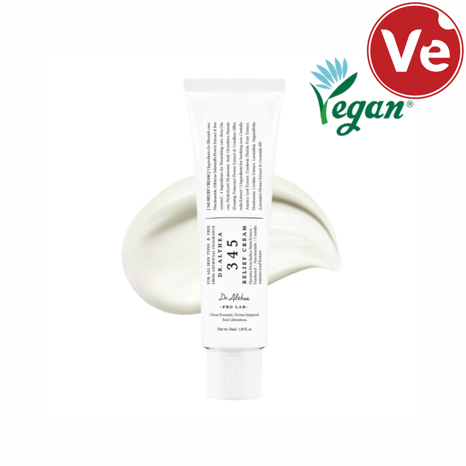 Dr.Althea, 345 Relief Cream, აღმდგენი კრემი (პოსტ აკნე კრემი), 50 ML