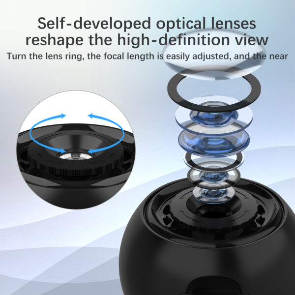 პორტატული გალაქტიკის პროექტორი, Portable Galaxy Astronomy Rotating  360° Starry Projector - Image 4