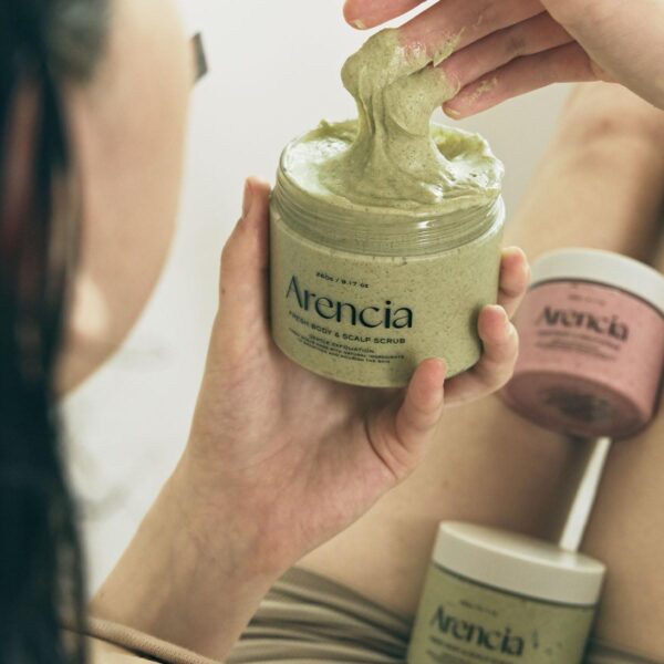 ARENCIA, FRESH CLOUD SCRUB WHITE TEA & NEROLI, ტანის და სკალპის სკრაბი, - Image 2
