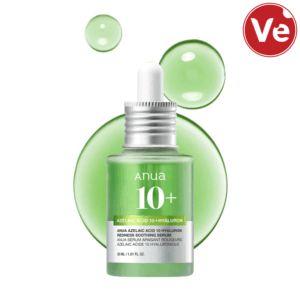 Anua, Azelaic Acid 10 Hyaluron Redness Soothing Serum, აზელაინის მჟავის შრატი, 30 ML