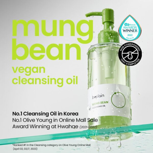 Beplain, MUNG BEAN CLEANSING OIL, ჰიდროფილური ზეთი, 200 ML - Image 2