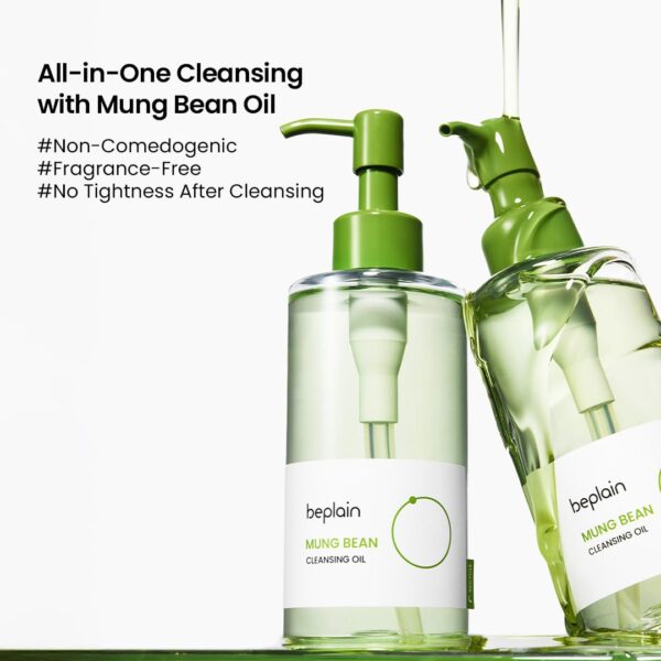 Beplain, MUNG BEAN CLEANSING OIL, ჰიდროფილური ზეთი, 200 ML - Image 3