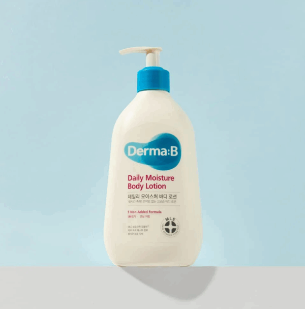 DERMA: B, DAILY MOISTURE BODY LOTION, ტანის დამატენიანებელი ლოსიონი პრობლემური კანისთვის, 400 ML - Image 2