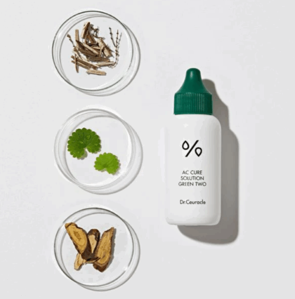 Dr.Ceuracle, AC CURE SOLUTION GREEN TWO, გამონაყრის წერტილოვნად სამკურნალო საშუალება, 50 ML - Image 3