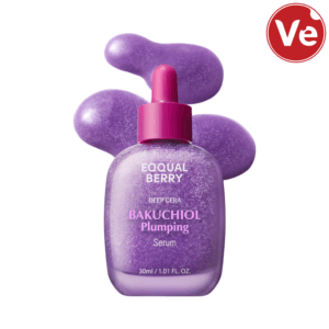 EQQUALBERRY, BAKUCHIOL PLUMPING SERUM, ანტიასაკობრივი შრატი, 30 ML