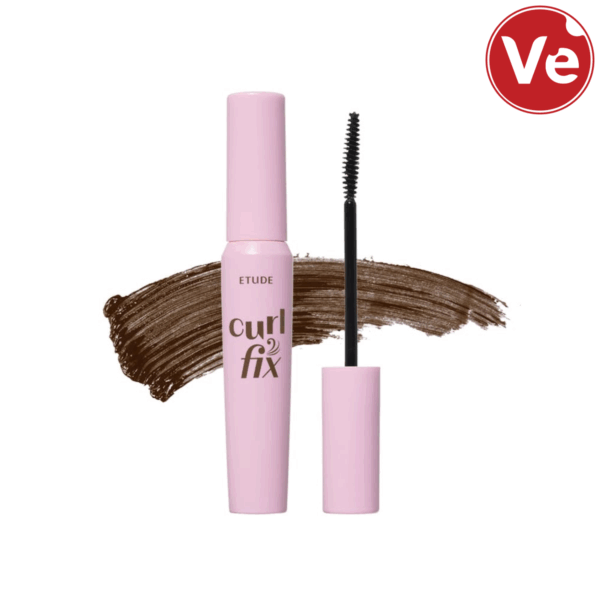ETUDE HOUSE, CURL FIX MASCARA 02 BROWN, ყავისფერი ტუში, 8 G