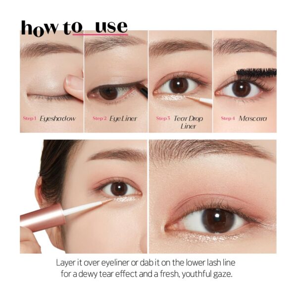 ETUDE HOUSE, TEAR EYE LINER, მარგალიტის ლაინერი - Image 3