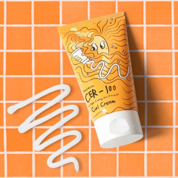 Elizavecca, Cer-100 Collagen Coating Hair A+ Muscle Curl Cream, ხვეული თმის კრემი, 120 ML - Image 4