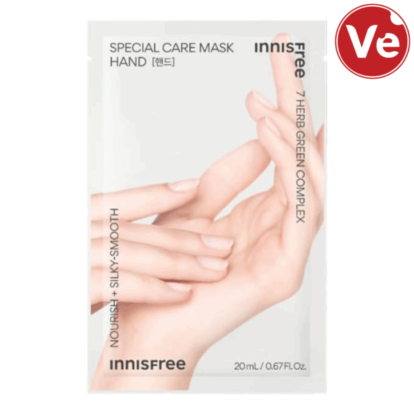 INNISFREE, SPECIAL CARE MASK-HAND, ნიღაბი გაუხეშებული ხელებისთვის, 20 მლ