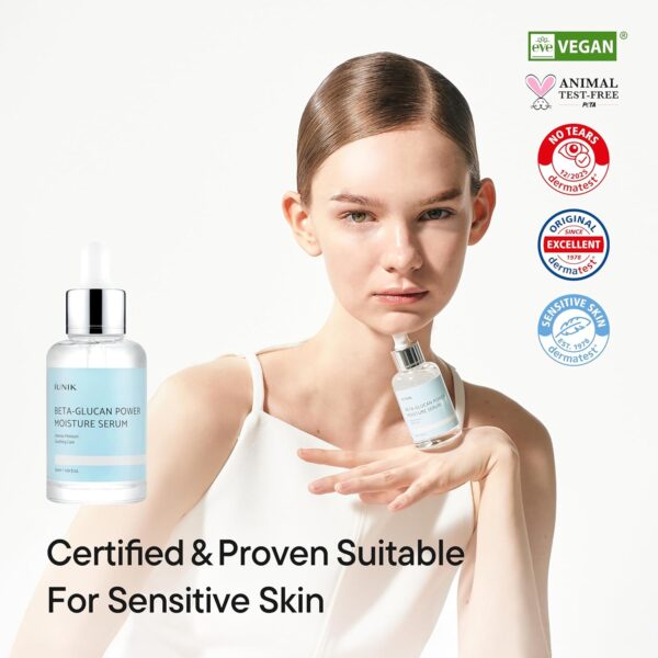 IUNIK, BETA GLUCAN POWER MOISTURE SERUM, ბეტა გლუკანის შრატი, 50 ML - Image 7