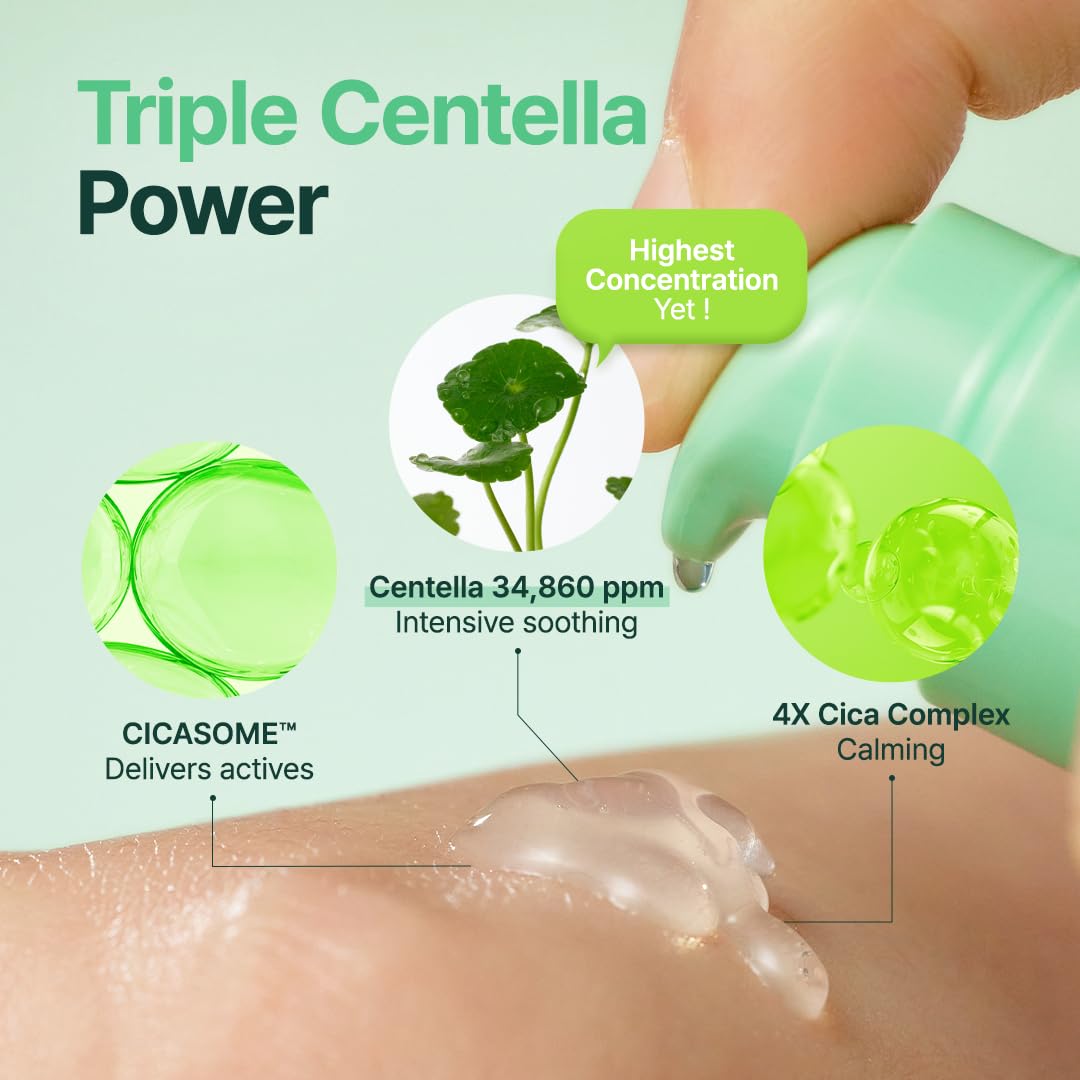 Purito SEOUL, Wonder Releaf Centella Serum Unscented, ბარიერის აღმდგენი შრატი, 60 ML - Image 3