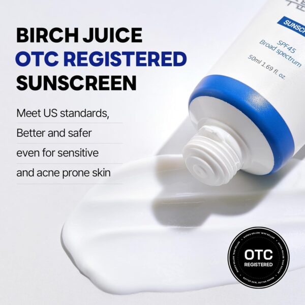 ROUND LAB, Birch Juice Moisturizing Sun Cream, მზისგან დამცავი კრემი, 50 ML - Image 3