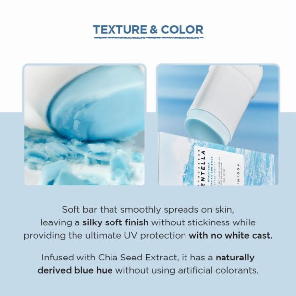 SKIN1004, Madagascar Centella Hyalu-Cica Silky-Fit Sun Stick, მზისგან დამცავი სტიკი, 7 G - Image 7
