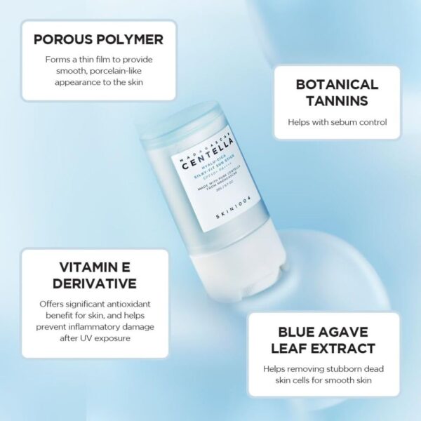 SKIN1004, Madagascar Centella Hyalu-Cica Silky-Fit Sun Stick, მზისგან დამცავი სტიკი, 7 G - Image 6