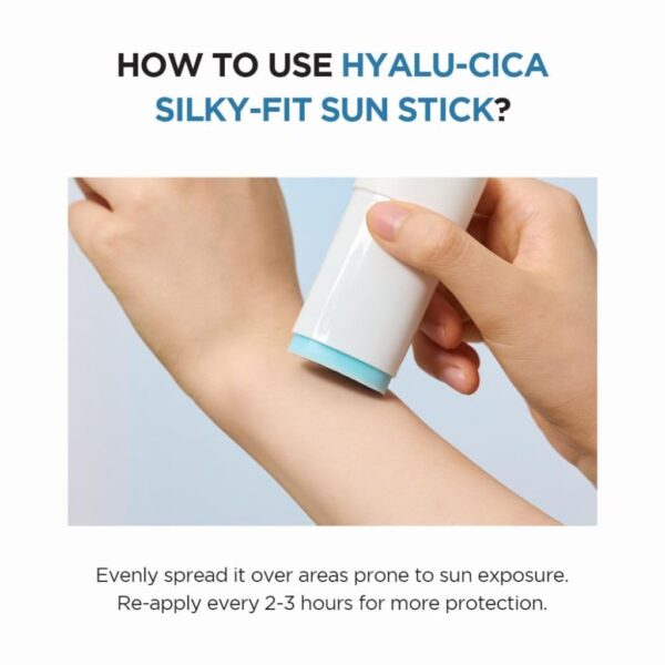 SKIN1004, Madagascar Centella Hyalu-Cica Silky-Fit Sun Stick, მზისგან დამცავი სტიკი, 7 G - Image 2