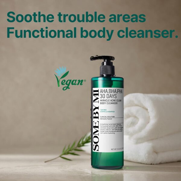 SOME BY MI, CLEAR BODY CLEANSER, აკნეს სამკურნალო შხაპის გელი, 400 G - Image 2