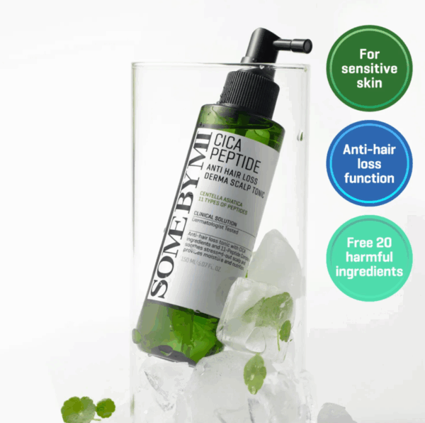 SOME BY MI, Cica Peptide Anti Hair Loss Derma Scalp Tonic, თმის ცვენის საწინააღმდეგო ტონიკი - Image 3