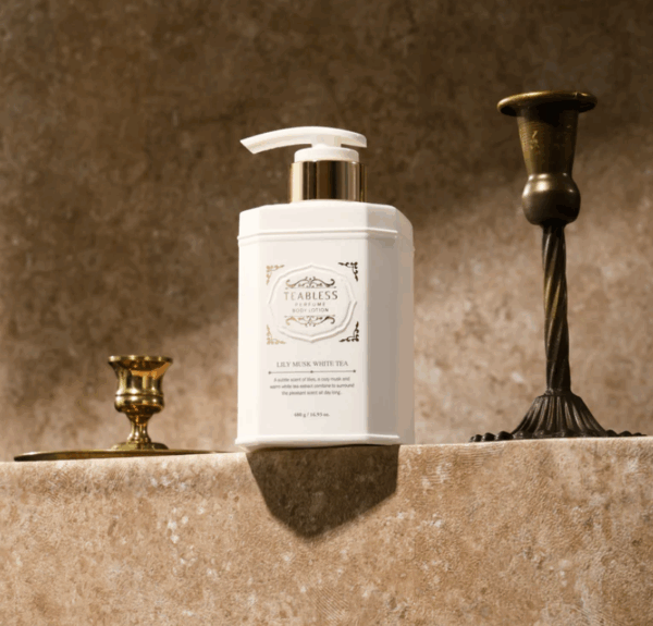 TEABLESS, LILY MUSK WHITE TEA PERFUME BODY LOTION, სურნელოვანი ტანის ლოსიონი, 480 G - Image 6