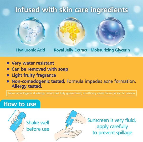 Biore, UV Aqua Rich Aqua Protect Lotion Sunscreen SPF50+ PA, მზისგან დამცავი, 70 ML - Image 5