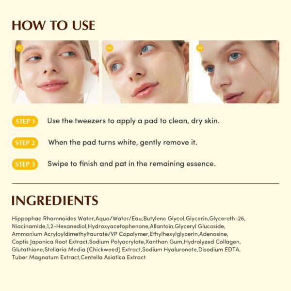 Eqqualberry, collagen glow up toner pads, ტონერ პადები გლოუ ეფექტით - Image 9
