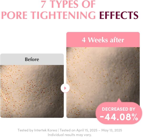 Eqqualberry, collagen pore tight up gel toner pads, ტონერ პადები გაფართოებული ფორებისთვის - Image 7