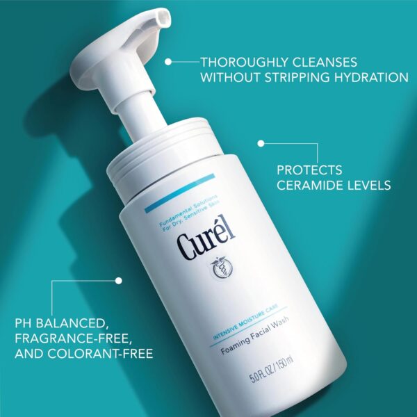 Curel, Foaming Facial Wash, სახის დასაბანი ქაფი, 150 ML - Image 3