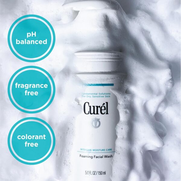 Curel, Foaming Facial Wash, სახის დასაბანი ქაფი, 150 ML - Image 4