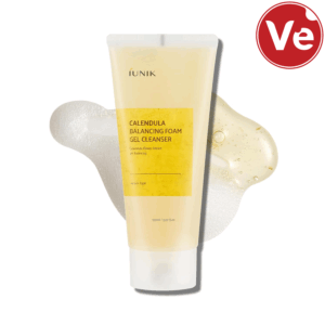 Iunik, calendula balancing foam gel cleanser, დასაბანი გელი კალენდულას ექსტრაქტით, 150 ML