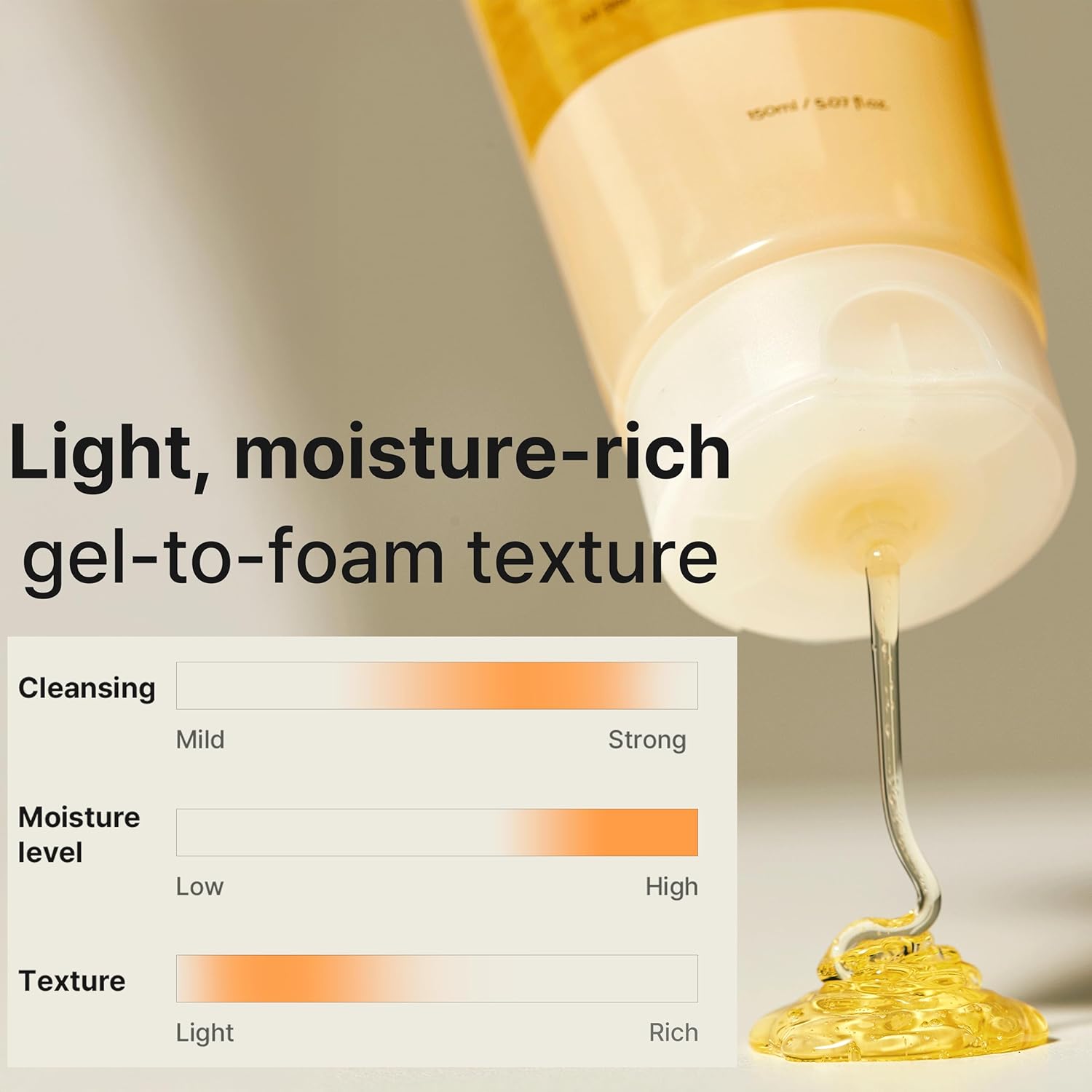 Iunik, calendula balancing foam gel cleanser, დასაბანი გელი კალენდულას ექსტრაქტით, 150 ML - Image 5