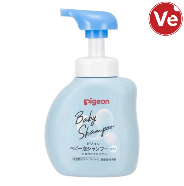 Pigeon, Foaming Shampoo for Babies from 0 months+, საბავშვო შამპუნი, 350 ML