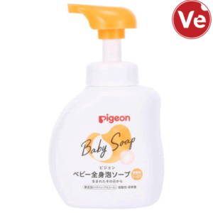 Pigeon, Baby Moist with Ceramide Foam Body Wash, საბავშვო შხაპის გელი, 500 ML