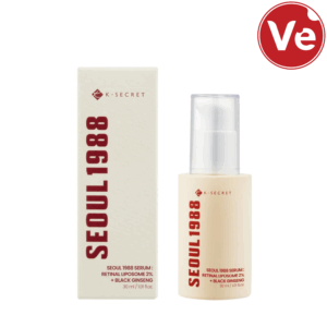 KSECRET, SEOUL 1988 Serum : Retinal Liposome 2% + Black Ginseng, რეტინალის შრატი, 30 ML