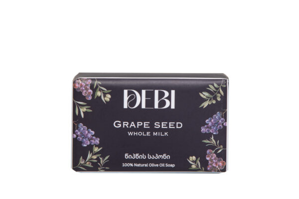 დების ძროხის რძის მყარი საპონი DEBI Whole Milk Soap Bar, 100 G