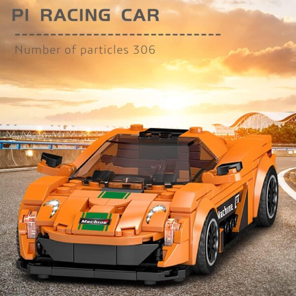 Mould King, 27004 The Mini P1 Sports Car Building Set, ასაწყობი მანქანა მინი P1, 306 PCS - Image 3