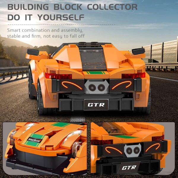 Mould King, 27004 The Mini P1 Sports Car Building Set, ასაწყობი მანქანა მინი P1, 306 PCS - Image 4