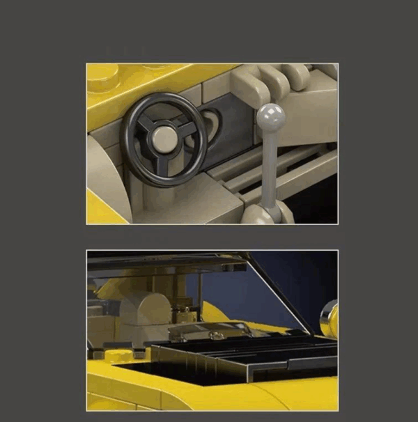Mould King, 27051 Challenger SRT Car Building Set, ასაწყობი მანქანა ჩელენჯერი, 368 Pcs - Image 3