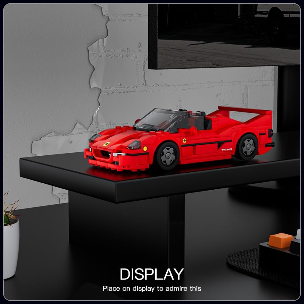 Mould King, 27066 F50 Car Model Building Set, ასაწყობი ფერარი F50, 352 Pcs - Image 4