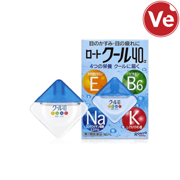 ROHTO, Cool 40α Eye Drop, თვალის წვეთები, 12 ML