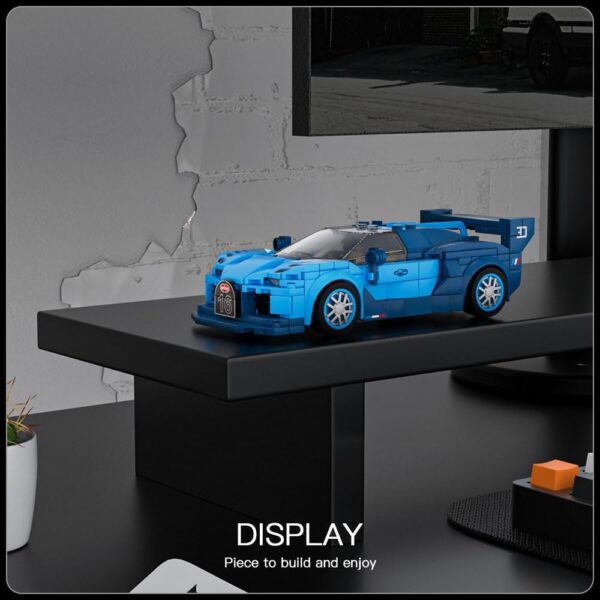 Mould King, GT მოდელი ასაწყობი მანქანა, Speed Champion Car GT Models Building Toys with Display Case, 27001 - Image 4