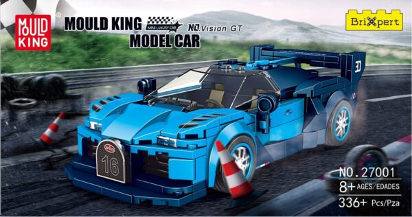 Mould King, GT მოდელი ასაწყობი მანქანა, Speed Champion Car GT Models Building Toys with Display Case, 27001 - Image 7