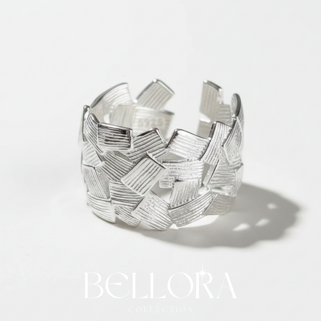 Bellora, ვერცხლის რეგულირებადი ბეჭედი, Silver ring