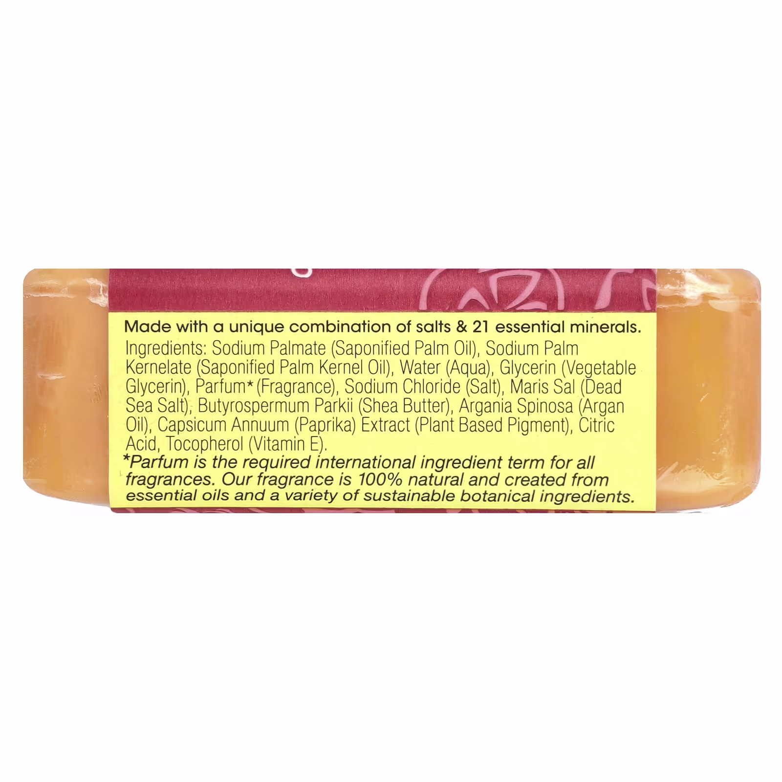 One with Nature, Dead Sea Mineral Bar Soap, Grapefruit Guava, მკვდარი ზღვის მინერალური საპონი — გრეიფრუტი & გუავა, 200 გ - Image 3