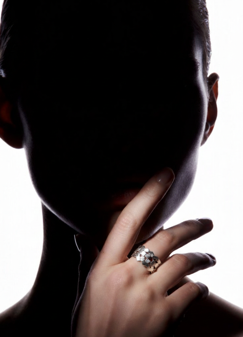 Bellora, ვერცხლის რეგულირებადი ბეჭედი, Silver ring - Image 3