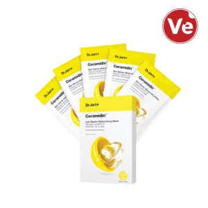 Dr.Jart+ Ceramidin Skin Barrier Moisturizing Mask, ბარიერის აღმდგენი ქსოვილის ნიღაბი, 5 ც