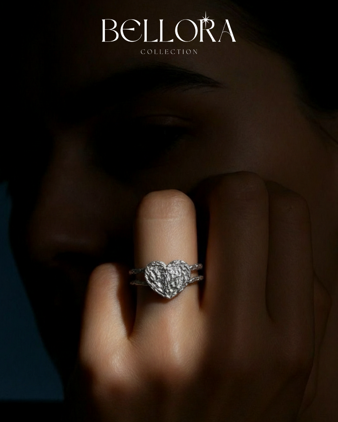 Bellora, ვერცხლის რეგულირებადი ბეჭედი, Silver ring - Image 2