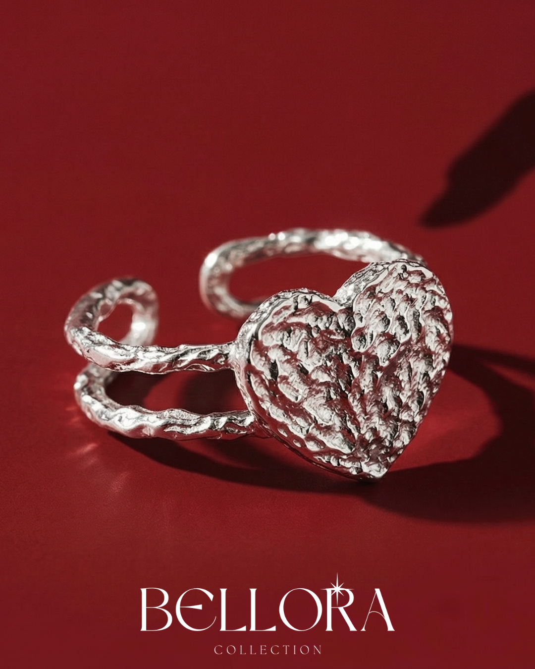 Bellora, ვერცხლის რეგულირებადი ბეჭედი, Silver ring - Image 3
