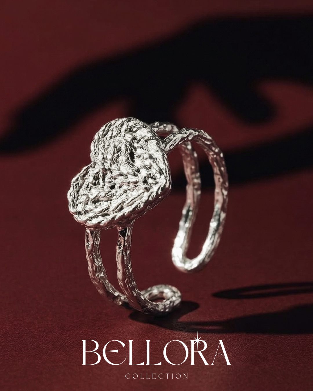 Bellora, ვერცხლის რეგულირებადი ბეჭედი, Silver ring - Image 4