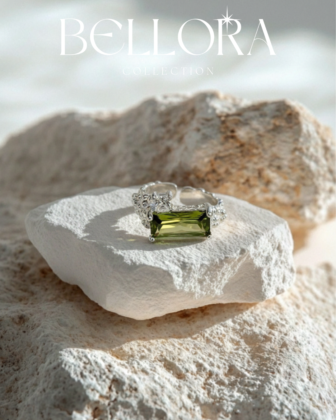 Bellora, ვერცხლის რეგულირებადი ბეჭედი, Silver ring - Image 2