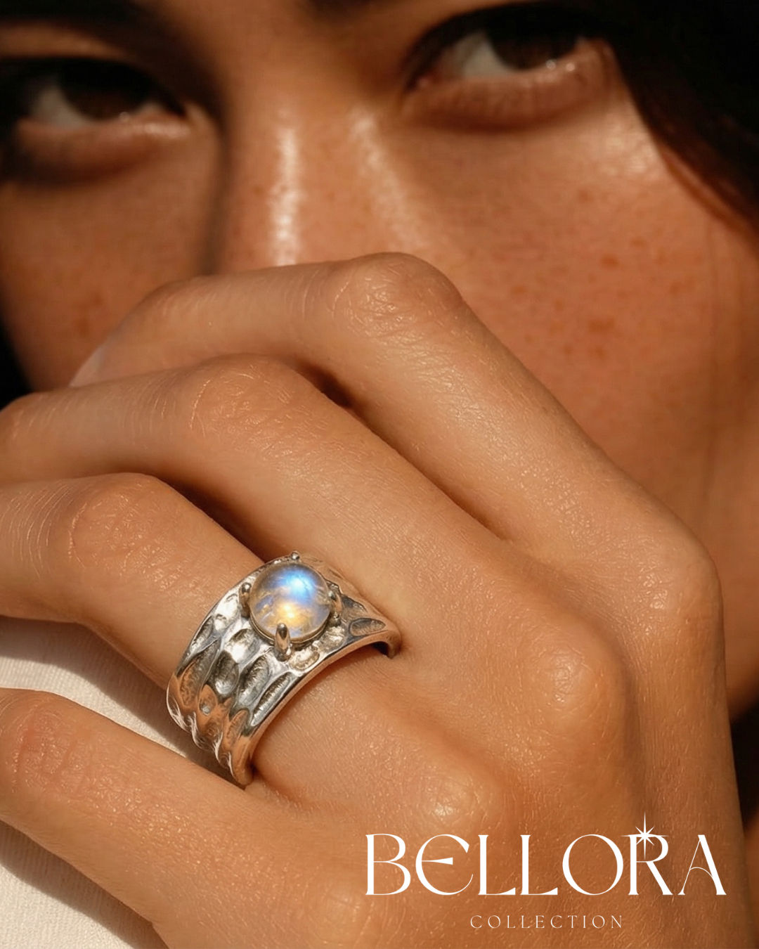 Bellora, ვერცხლის რეგულირებადი ბეჭედი, Silver ring - Image 2